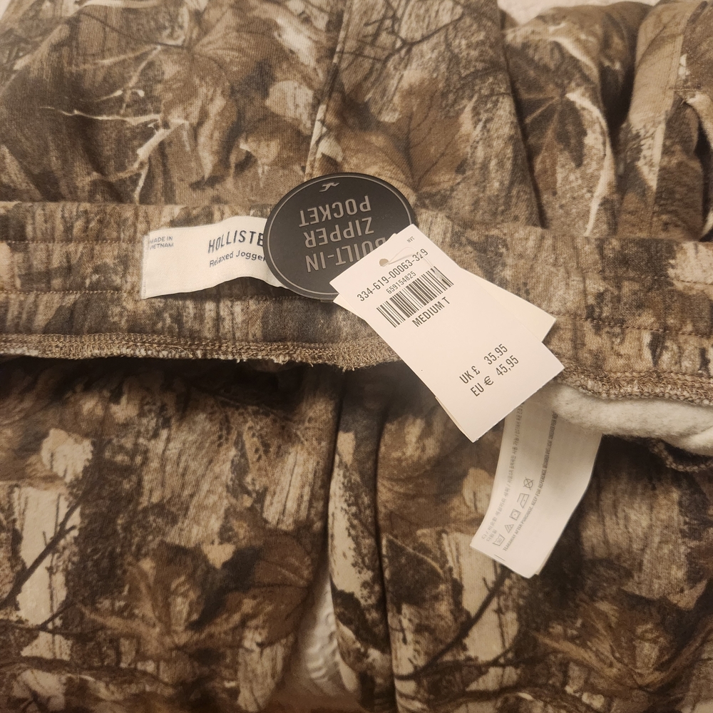 Hollister Brown Camouflage Sweatpants